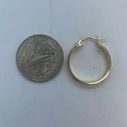 10K Hoop Earrings. New