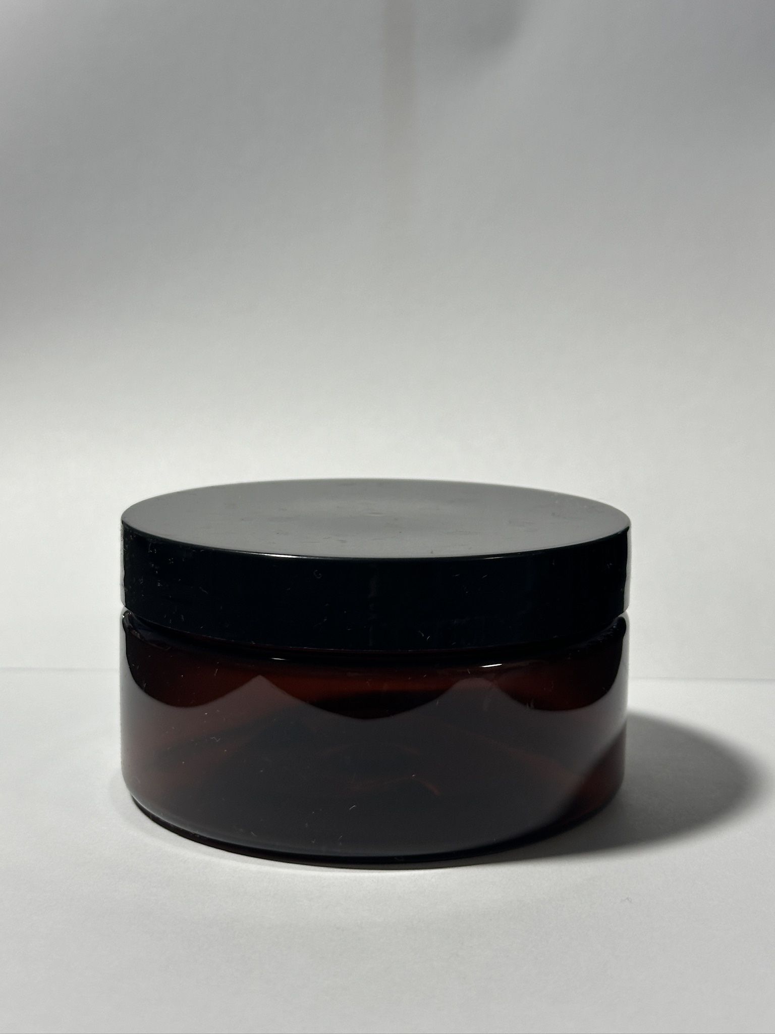 π32 - 8oz Amber Low-Profile Jar