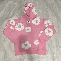 Denim tears hoodie-pink