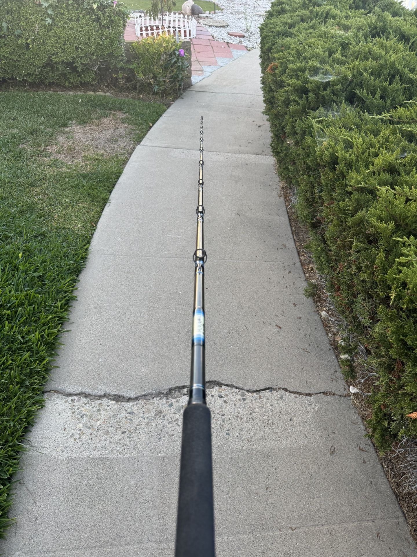 CUSTOM FISHING ROD 8ft Rated 30-60lbs