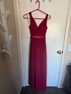 Azazie Burgundy Bridesmaid Dress