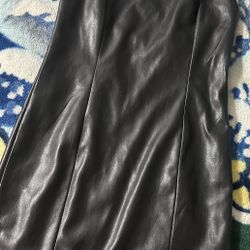 Alice And Olivia Leather Dress Size 6