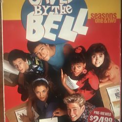 Save By The Bell Seasons One & Two. Nostalgia Great Deal! 