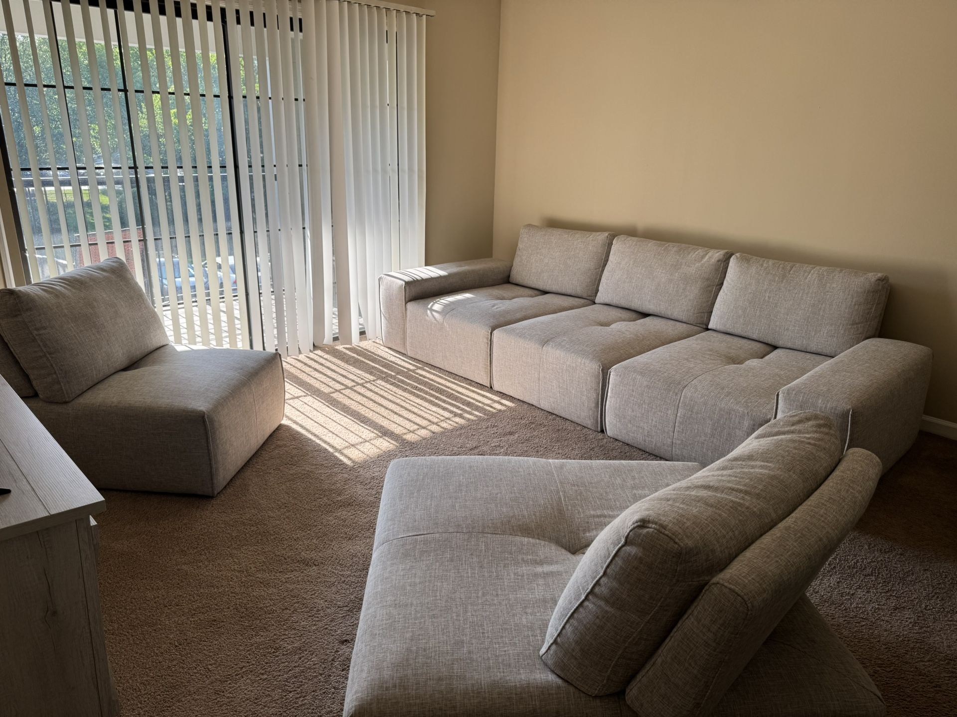 5 Piece Sectional Couch Set