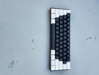 Compact Mechanical Keyboard Black and White
