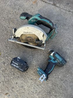Makita Drill / Battery / Saw Power tool Set