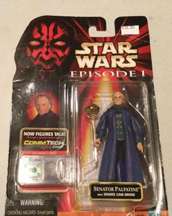 Star wars Senator Palpatine with Senate cam droid