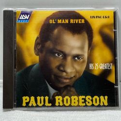 Paul Robeson Ol’ Man River His 25 Greatest 1(contact info removed) Mono CD 1998 ASV
