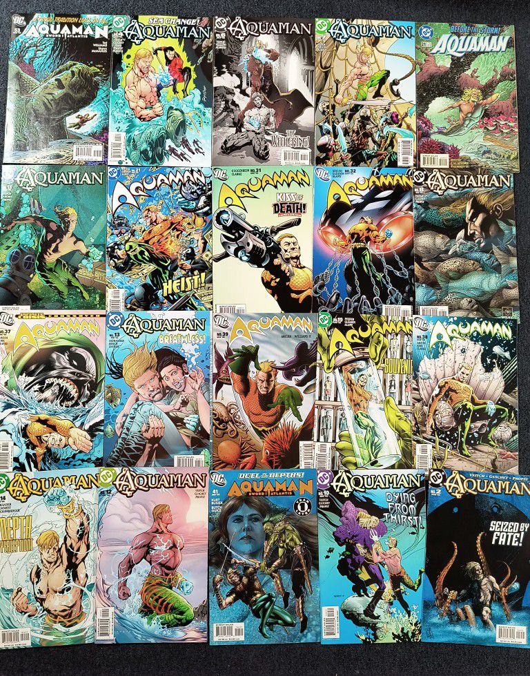Aquaman DC Comic Books Lot