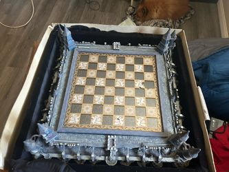 Guardians Of The Fortress Chess Set