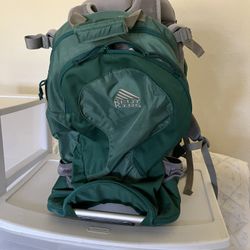 BACKPACK, KELTY BABY CARRIER PACK, it was only used twice; child weight minimum-16 pounds, maximum-40 pounds; cross streets are Arapaho & Waterview