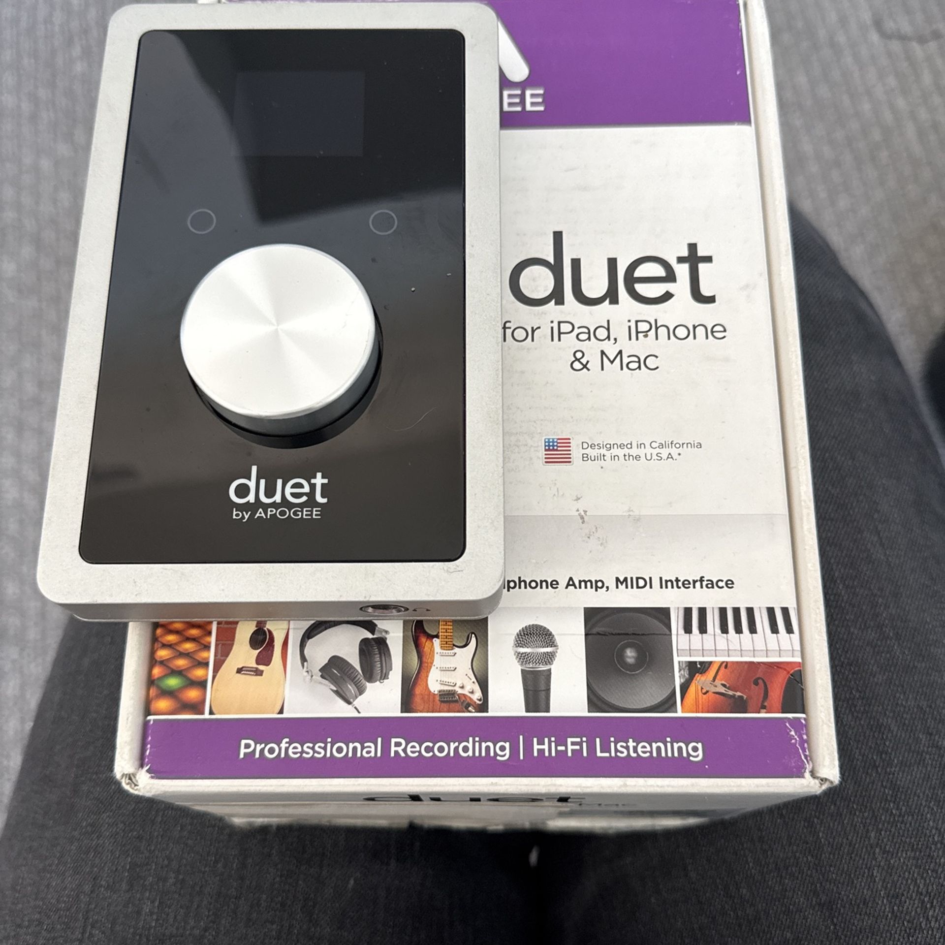 Apogee Duet For Ipad, Iphone & Mac Audio Interface APOGEE DUET for
