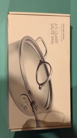 Williams Sonoma Thermo-Clad Stainless Steel 4.5-Qt. Saute Pan