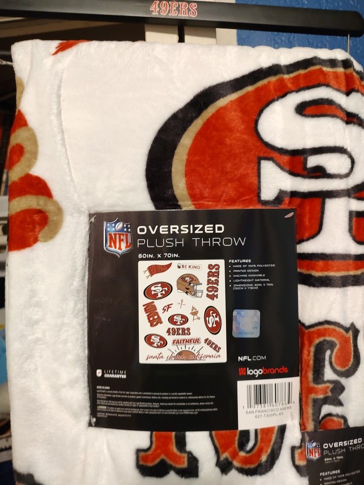 49ers Throw Blanket