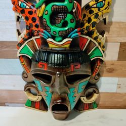 Large Aztec Style Carving From Mexico #shop13