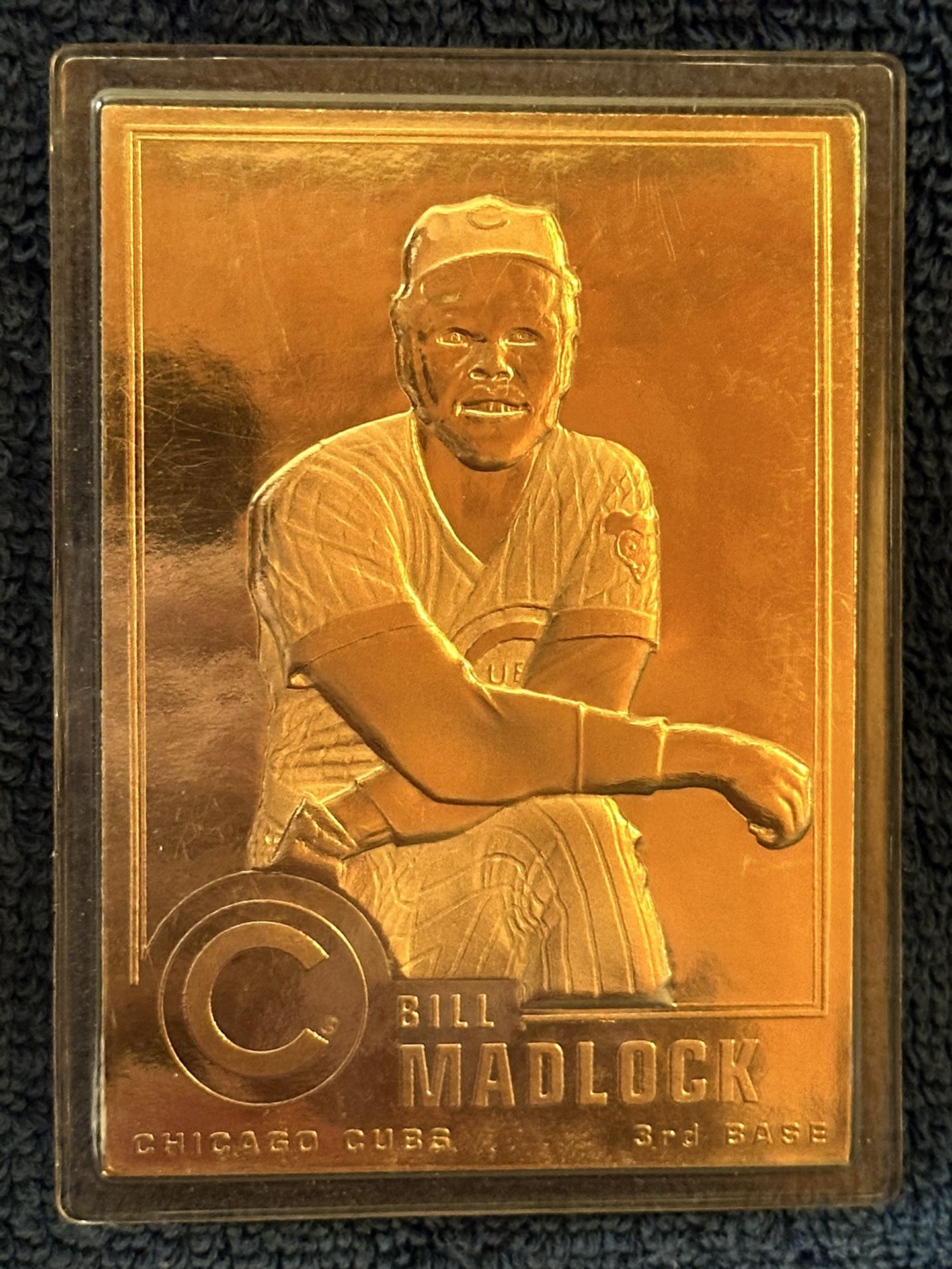 1996 Bill Madlock, 22kt. Gold, Card#102