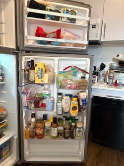 Whirlpool Refrigerator Stainless Steel 69x28