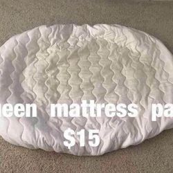 Queen size mattress pad  -  $15