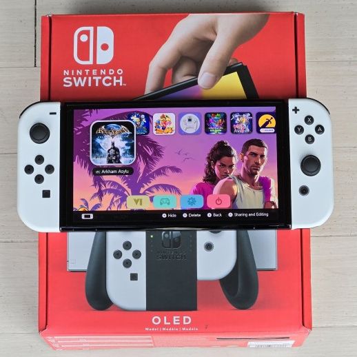 Nintendo Switch OLED *Modded* 3x Triple-boot Systems 10000 Games 512GB/1TB Memory Card 