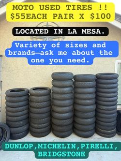 Motorcycle USED Tires