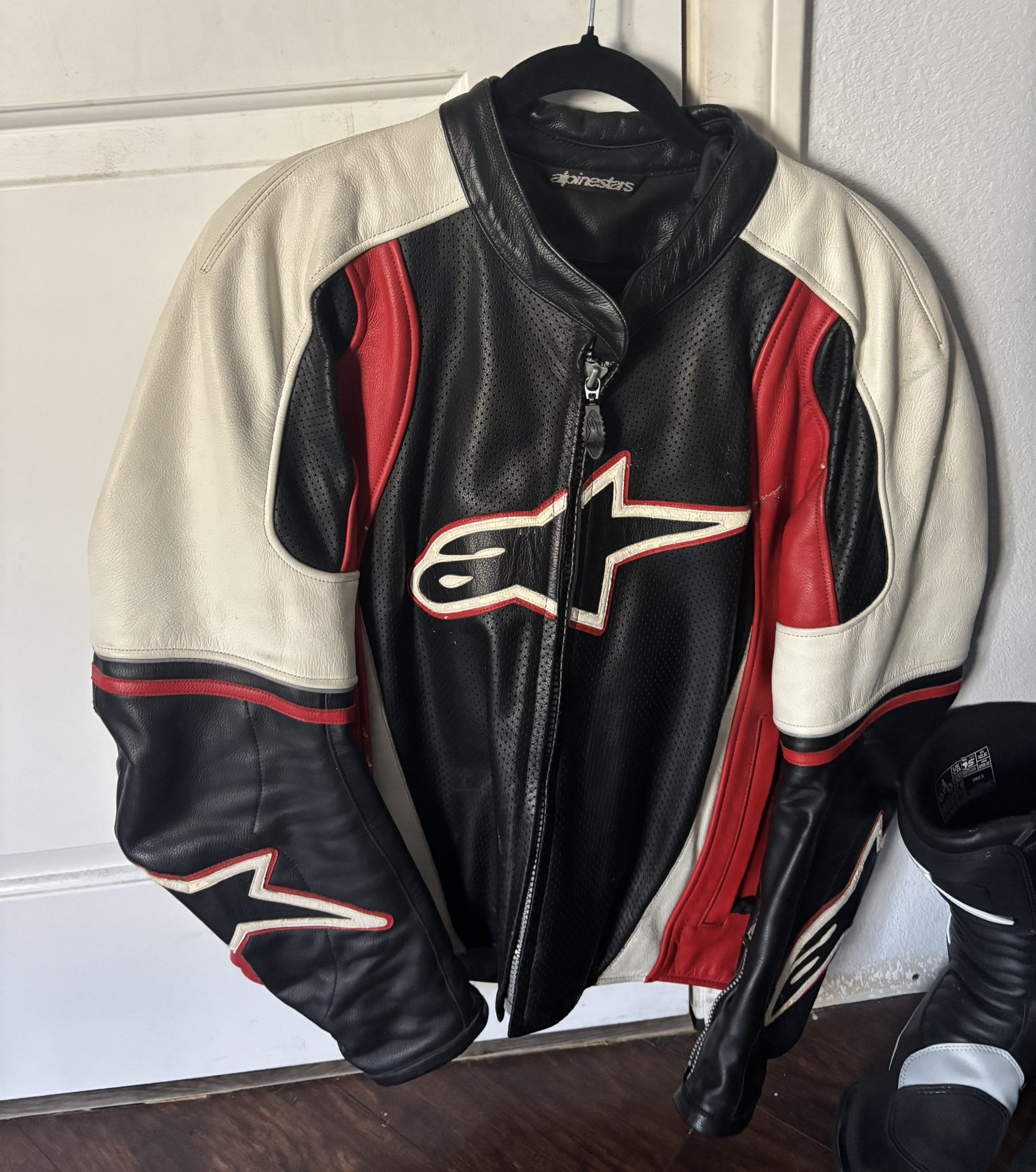 Alpinestar Leather Jacket Size Large