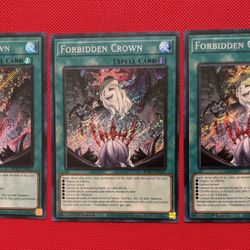 Yugioh! Forbidden Crown BPRO-EN067 Playset NM 