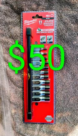 Milwaukee® 11Pc. 3/8" Hex Bit Socket Set(Metric)