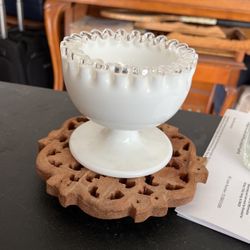 Pressed Glass Candy Dish A-05
