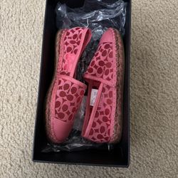 Pink Coach Shoes Size 5