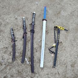 Used , old , worn out, outdoor  fantasy larping toys
