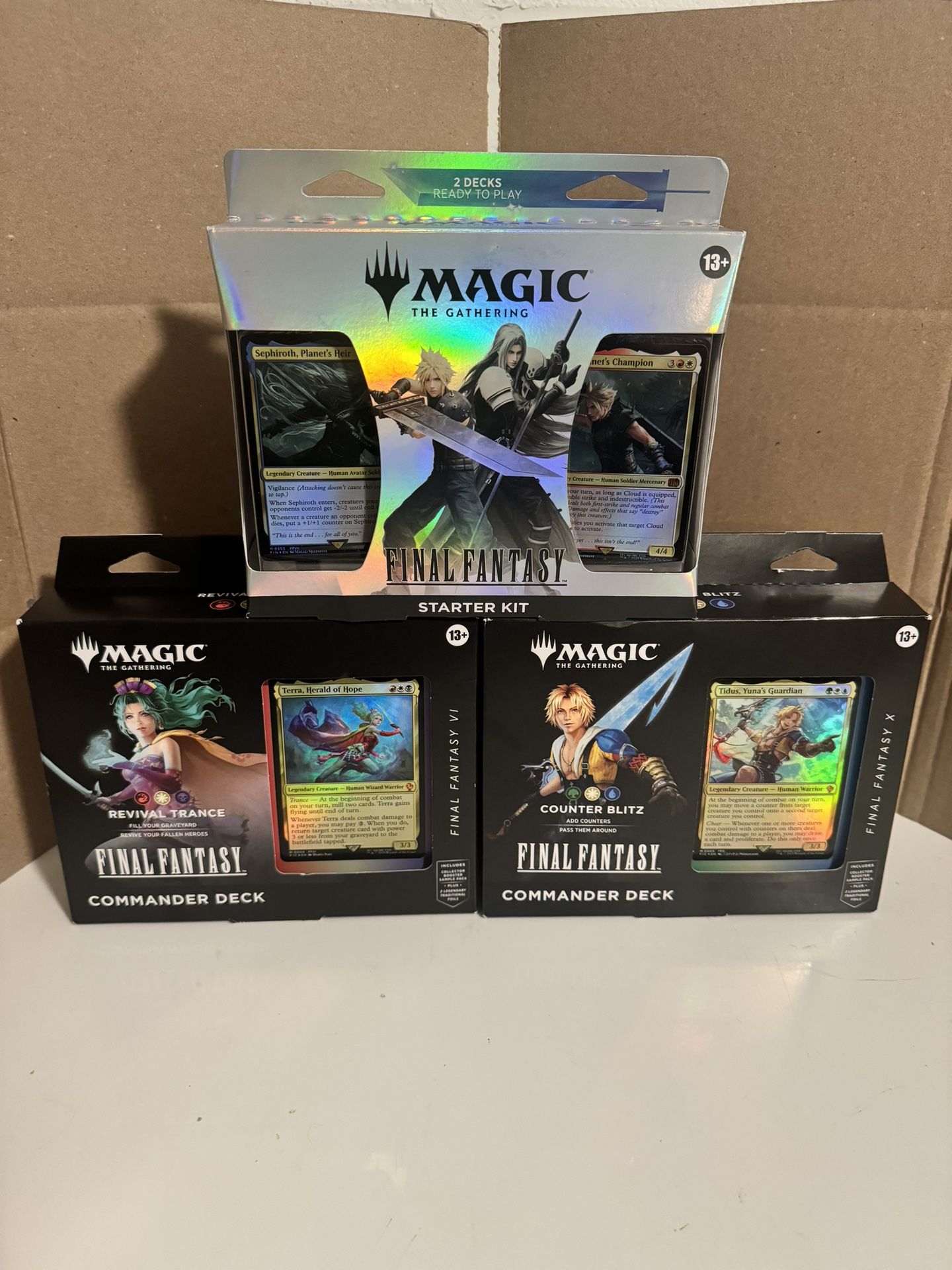 MTG Final Fantasy Commander Set Bundle Magic the Gathering Retail