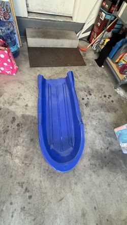 Blue Snow Sled 