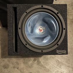 12” SUBWOOFER AND BOX 