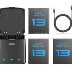 GoPro Hero 13 Rechargeable Battery 3 Pack