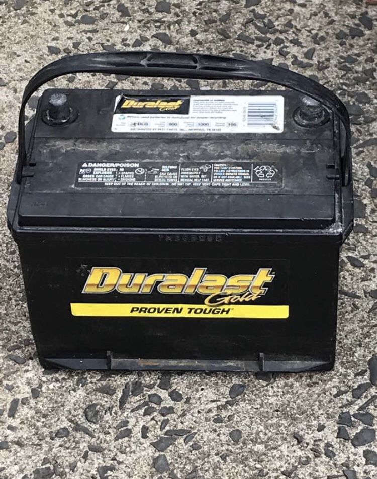 CAR BATTERY DURALAST GOLD