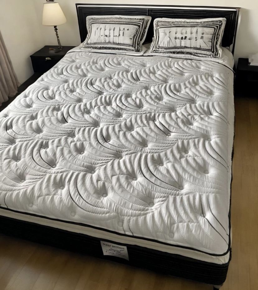 King Size Mattress Pillow Top 14” Inches  Excellent Comfort Also Available: Twin, Full, And Queen New From Factory With Its Plastic Same Day Delivery 