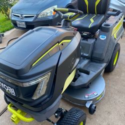Ryobi 80V Electric Cordless Riding Lawn Tractor 42” Brushless 10Ah Batteries and Charger New