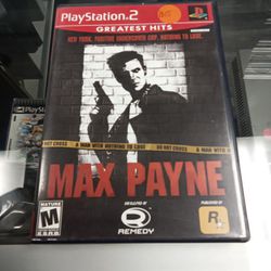 Max Payne For Playstation 2 
