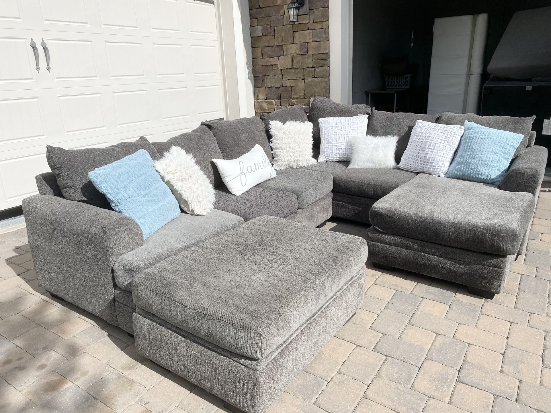 Sectional Sofa Double Chaise