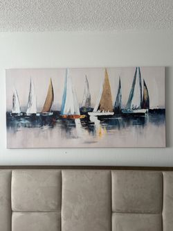 Sailboat Wall Art — Canvas Paintin