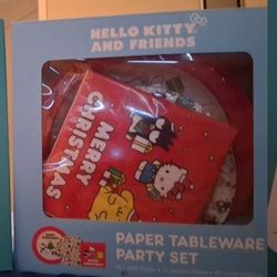 $6 Hello Kitty Paper Party Tableware Set