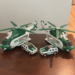 2012 Hess Helicopter And Rescue Car