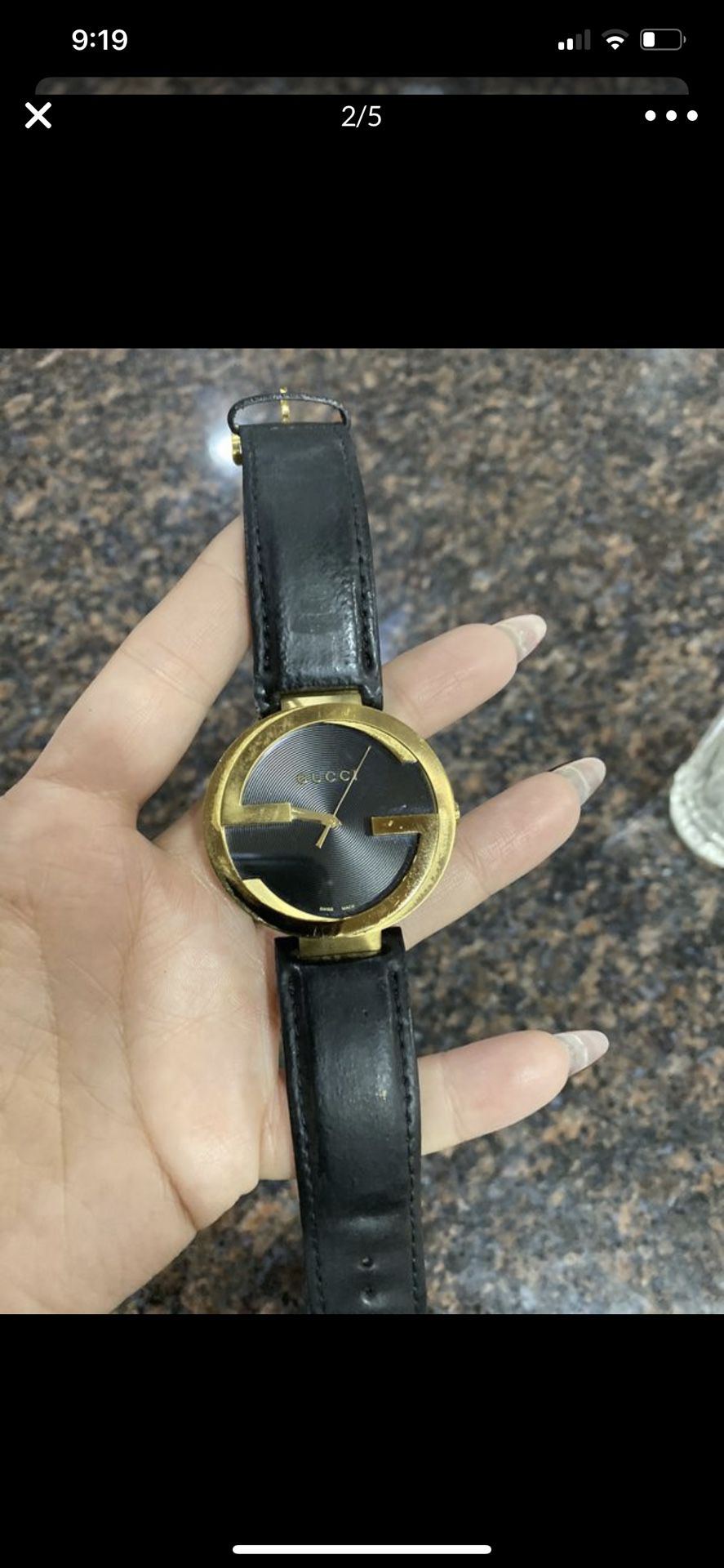 Authentic Gucci unisex watch