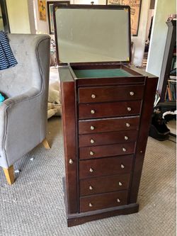 Jewelry box dresser 3 1/2 feet tall
