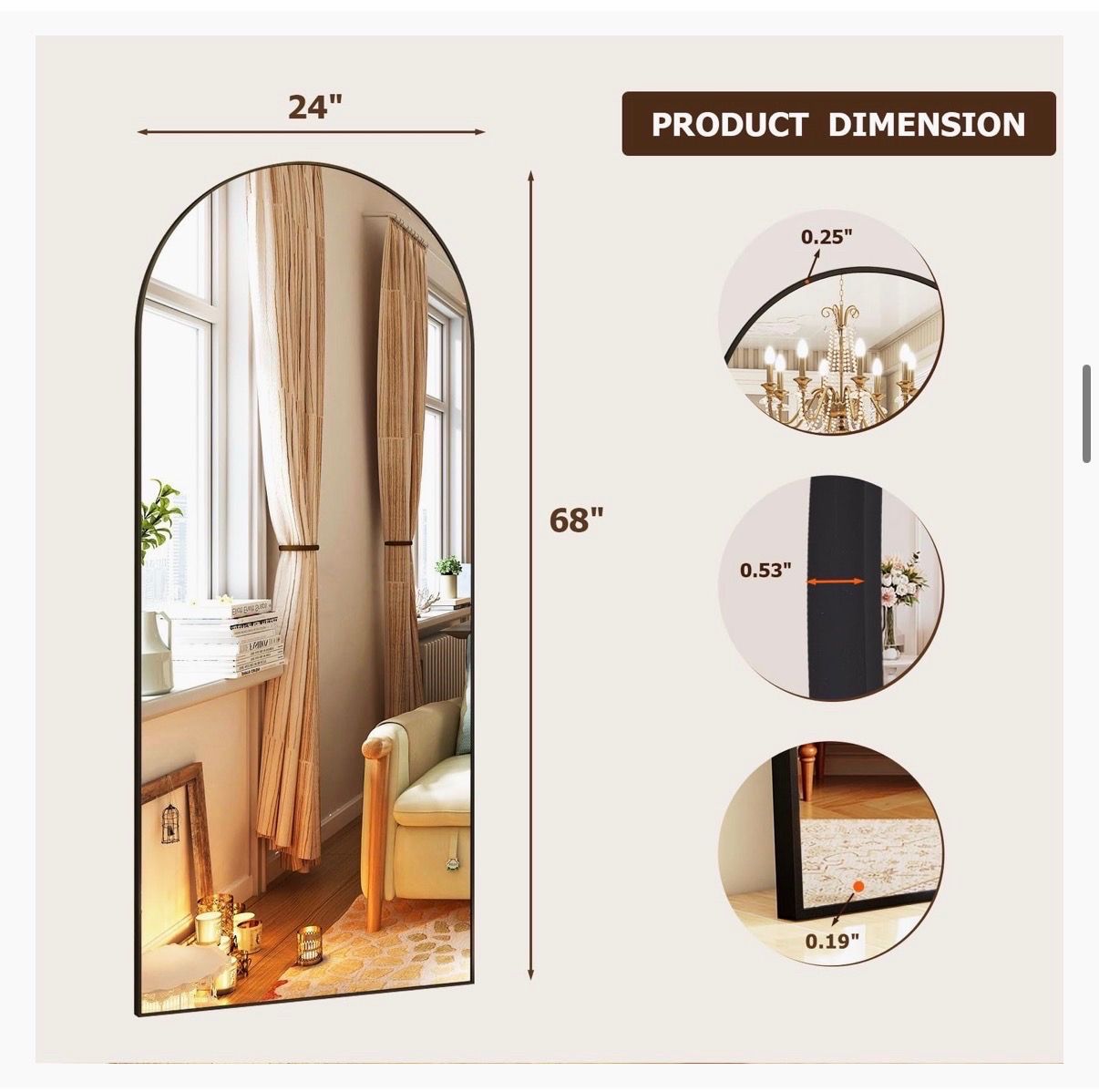 Full body mirror