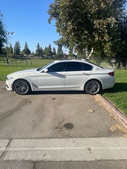 2018 BMW 530 e white sedan