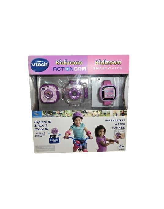 Vtech Kidizoom Smartwatch & Action Cam Bundle for Kids New & Rare