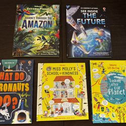 New Set Of 5 Usborne Kid Books