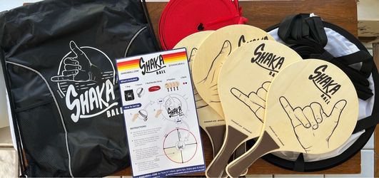 Shaka Ball 4-Player Outdoor Paddle Game – New / Open Box