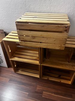 Wood crates